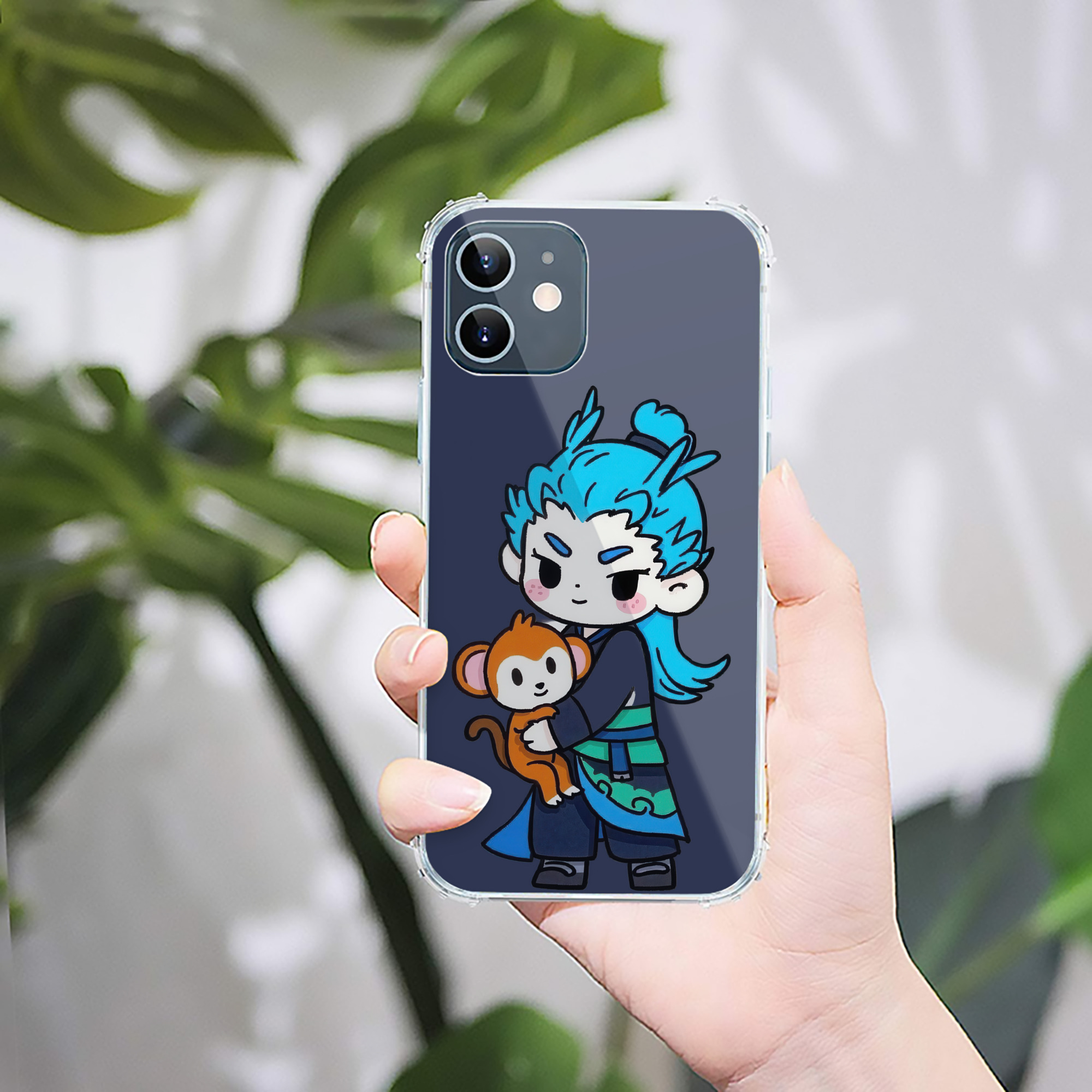 （画像用） Ne Zha 2 ナタ 魔童の大暴れ 【iPhone 12シリーズ対応】透明スマホケース（クリアソフトケース）
